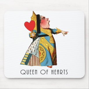Herzkönigin Klassisches Alice im Wunderland Mousepad