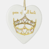 Herzkönigin Kronschmuck Kristie Hubler Keramikornament (Rechts)