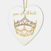 Herzkönigin Kronschmuck Kristie Hubler Keramikornament (Links)