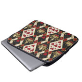 Herzkönigin Laptopschutzhülle (Vorne Knopf)