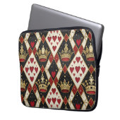 Herzkönigin Laptopschutzhülle (Vorderseite Links)