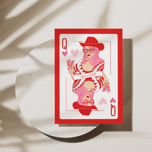 Herzkönigin Las Vegas Bachelorette Einladung