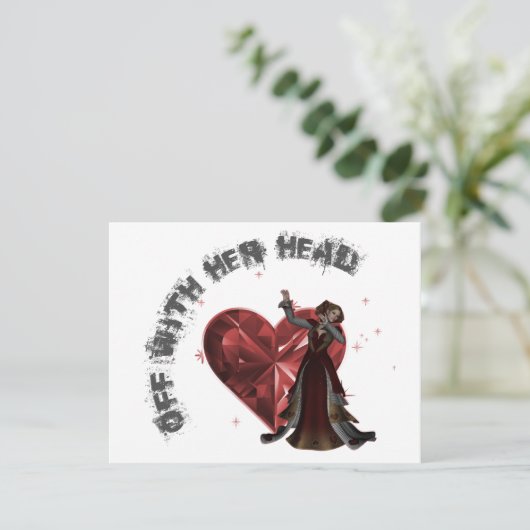 Herzkönigin - mit ihrem Kopf los (Stehend Vorderseite)