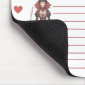 Herzkönigin Mousepad (Ecke)