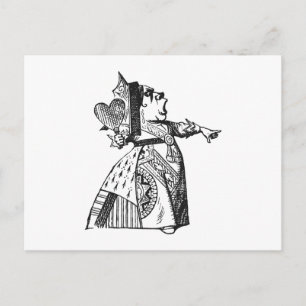 Herzkönigin Postkarte