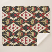 Herzkönigin Sherpadecke (Vorderseite (Horizontal))