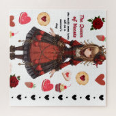 Herzkönigin-Törtchen zum Valentinstag Puzzle (Horizontal)