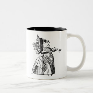 Herzkönigin Zweifarbige Tasse