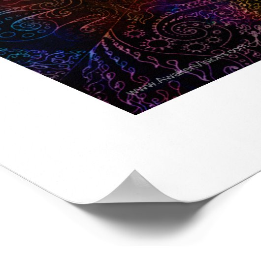 Herzkonstellation 2 poster (Ecke)