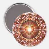 Herzkonstellation Magnet (Vorderseite/Rückseite)