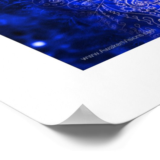 Herzkonstellation Poster (Ecke)