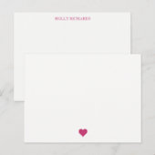Herzkorrespondenzkarten Postkarte (Vorne/Hinten)