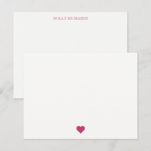 Herzkorrespondenzkarten Postkarte (Vorne/Hinten)