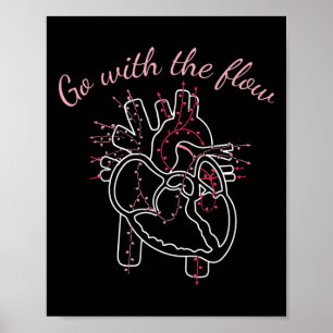 Herzkrankenschwester Anatomie Kardiologie Menschen Poster