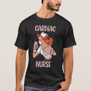 Herzkrankenschwester Boxhandschuhe Kämpfer T-Shirt