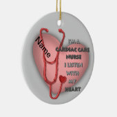 Herzkrankenschwester Cardiac Care Krankenschwester Keramikornament (Rechts)