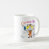 Herzkrankenschwester-einzigartige und entzückende kaffeetasse (VorderseiteRechts)