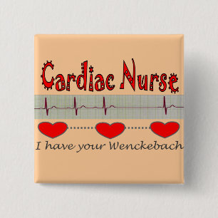 Herzkrankenschwester-Geschenke Button