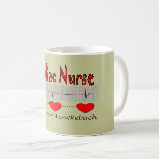 Herzkrankenschwester-Geschenke Kaffeetasse (VorderseiteRechts)