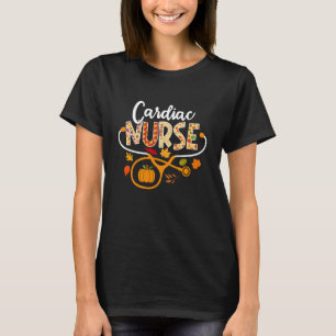 Herzkrankenschwester Herbst Stethoskop Kürbis Als T-Shirt