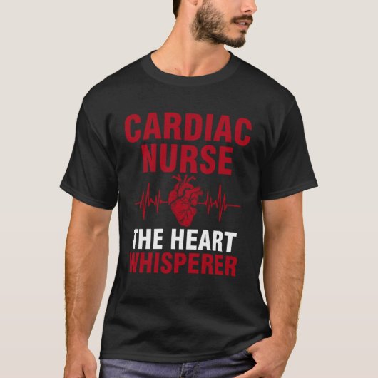 Herzkrankenschwester Herzflüstern T-Shirt (Vorderseite)