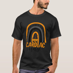 Herzkrankenschwester Krankenpflege Regenbogen Kürb T-Shirt