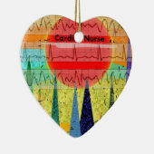 Herzkrankenschwester-magischer Wald Keramikornament (Rechts)