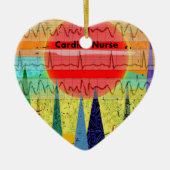 Herzkrankenschwester-magischer Wald Keramikornament (Vorne)