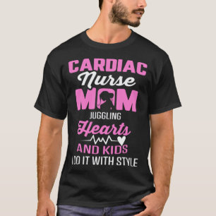 Herzkrankenschwester Mama Kardiologie jongliert He T-Shirt
