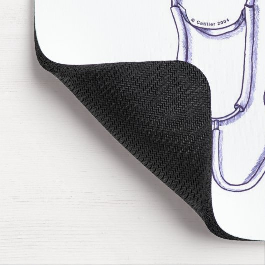 Herzkrankenschwester Mousepad (Ecke)