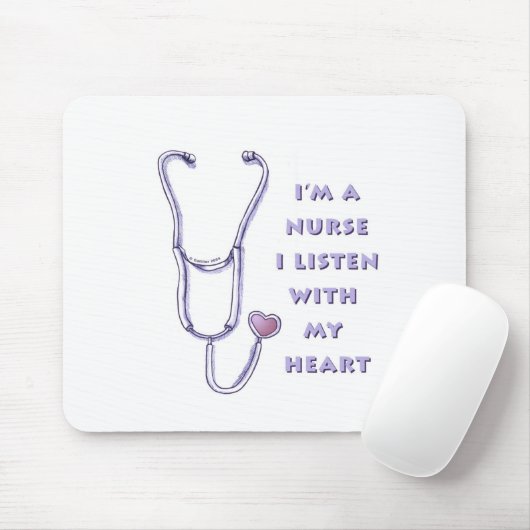 Herzkrankenschwester Mousepad (Mit Mouse)
