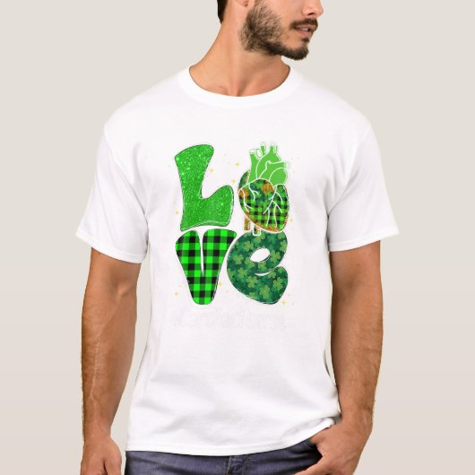 Herzkrankenschwester Pflege T-Shirt (Vorderseite)