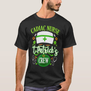 Herzkrankenschwester St Patrick S Day Crew Shamroc T-Shirt