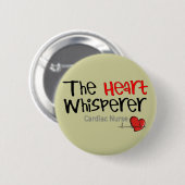 Herzkrankenschwester-T - Shirts u. Geschenke Button (Vorne & Hinten)