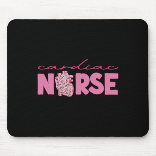 Herzkrankenschwester Valentinstag Valentin Kardiol Mousepad (Vorne)