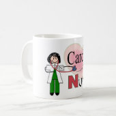 Herzkrankenschwesterkaffee-Tasse Kaffeetasse (Vorderseite Links)
