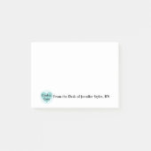 Herzkrankenversorgung, Personalisierte RN Post-it Klebezettel (Vorderseite)