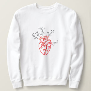 Herzkrankheit Anatomie CVICU Sweatshirt