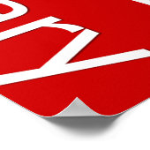 Herzkrankheit Aufklärungsmonat Poster (Ecke)