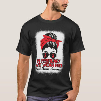 Herzkrankheit-Bewusstsein Im Februar tragen wir Ro T-Shirt