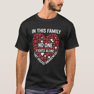 Herzkrankheit-Bewusstsein In dieser Familie kämpft T-Shirt
