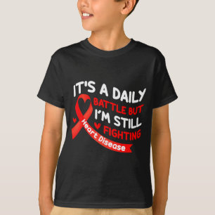 Herzkrankheit-Bewusstsein Roter Herzgesundheitsmon T-Shirt