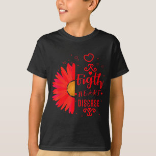 Herzkrankheit-Bewusstsein Rotes Band Herzinfarkt Ü T-Shirt