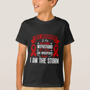 Herzkrankheit-Bewusstsein Rotes Band Ich bin der S T-Shirt