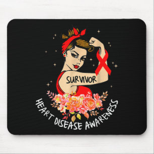 Herzkrankheit-Bewusstseinsmonat Frauen Für Frauen Mousepad