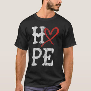 Herzkrankheit-Bewusstseinsmonat Hoffnung Vintage H T-Shirt