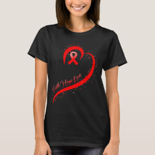 Herzkrankheit-Bewusstseinsmonat Trage Rot Für Chd T-Shirt