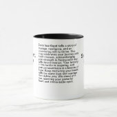 Herzkrankheit Inspirationsmeldung Tasse (Zentrum)