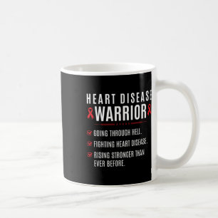 Herzkrankheit Krieger Bewusstsein Überlebender To- Kaffeetasse