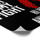 Herzkrankheit Meine Tochter hat einen Kampf um mei Poster (Ecke)